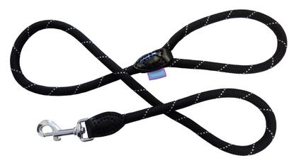 Dog & Co Mountain Rope Lead With Trigger Black/grey 120cm